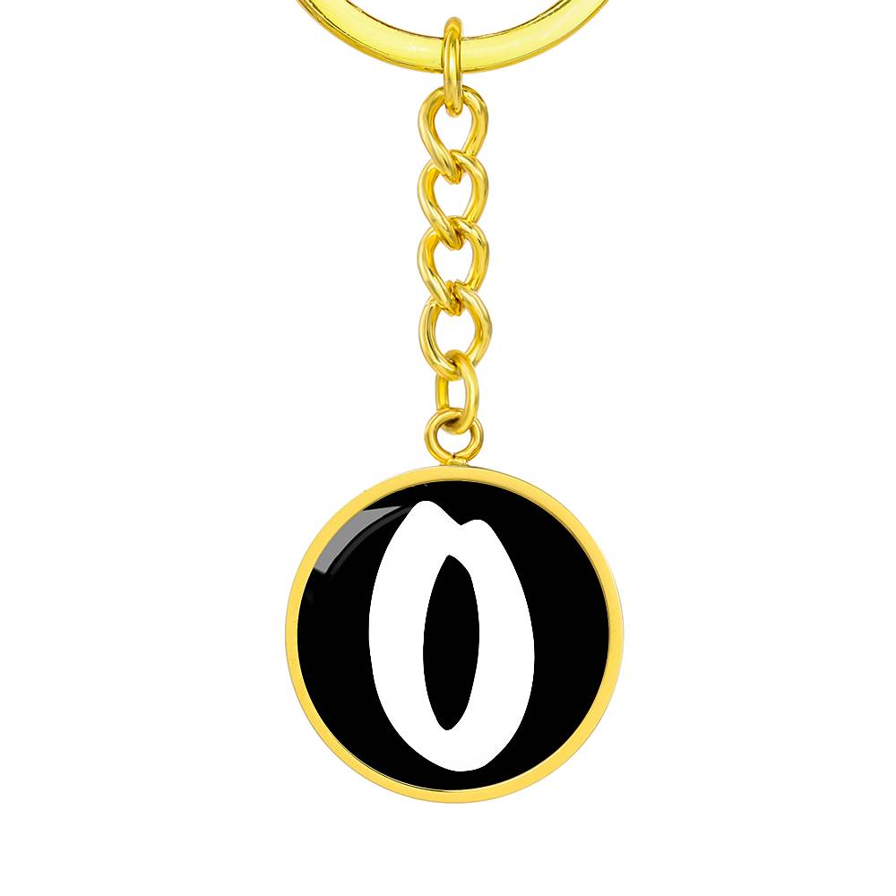 Initial O v3b - Luxury Keychain