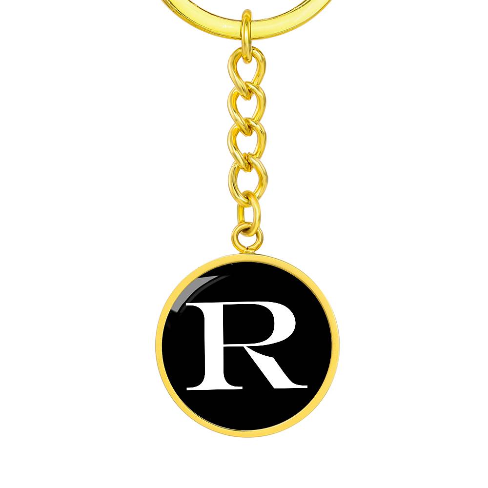 Initial R v3a - Luxury Keychain