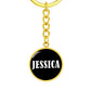 Jessica v01w - Luxury Keychain