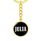 Julia v01w - Luxury Keychain