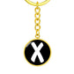 Initial X v3b - Luxury Keychain