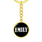 Emily v01w - Luxury Keychain