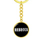 Rebecca v01w - Luxury Keychain