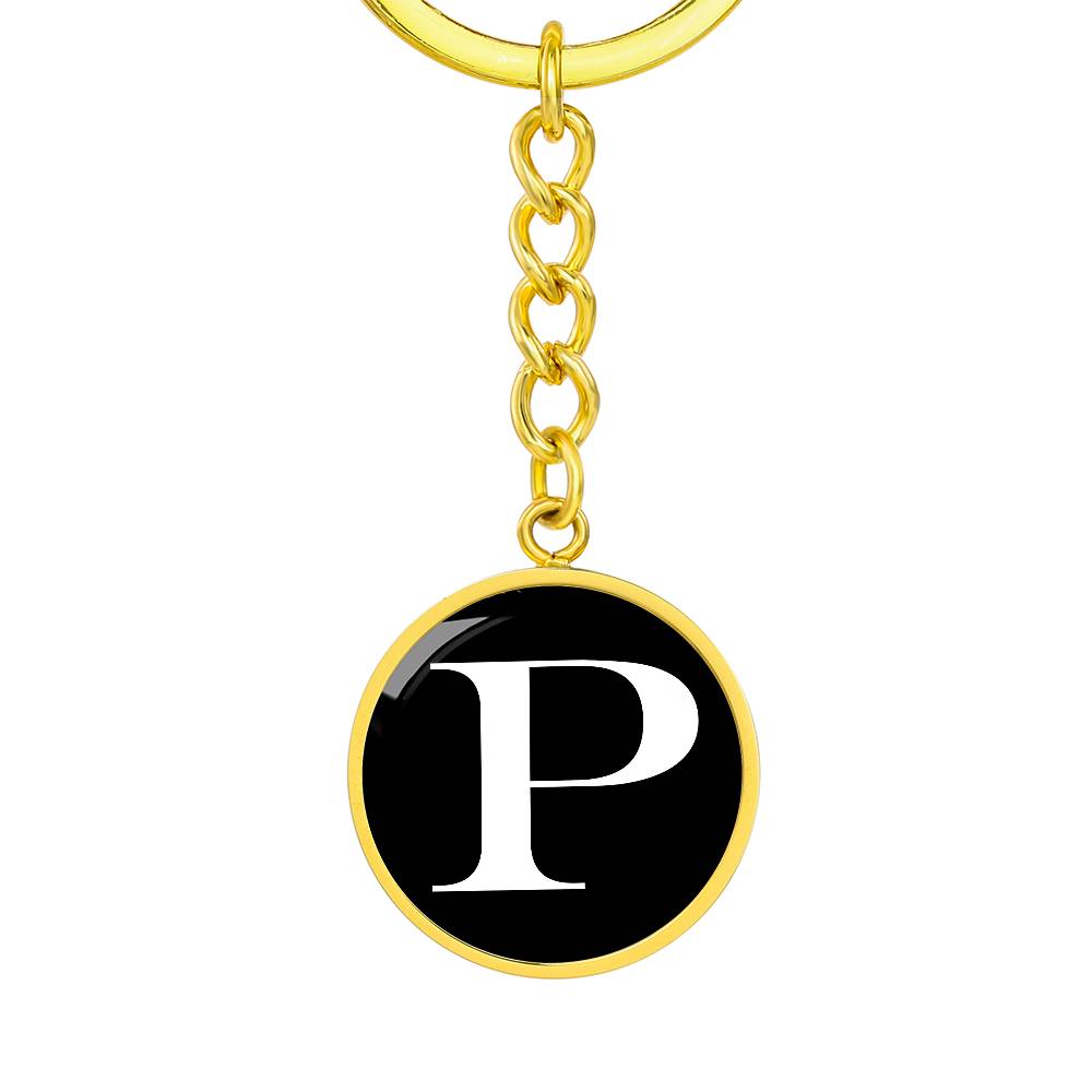 Initial P v3a - Luxury Keychain