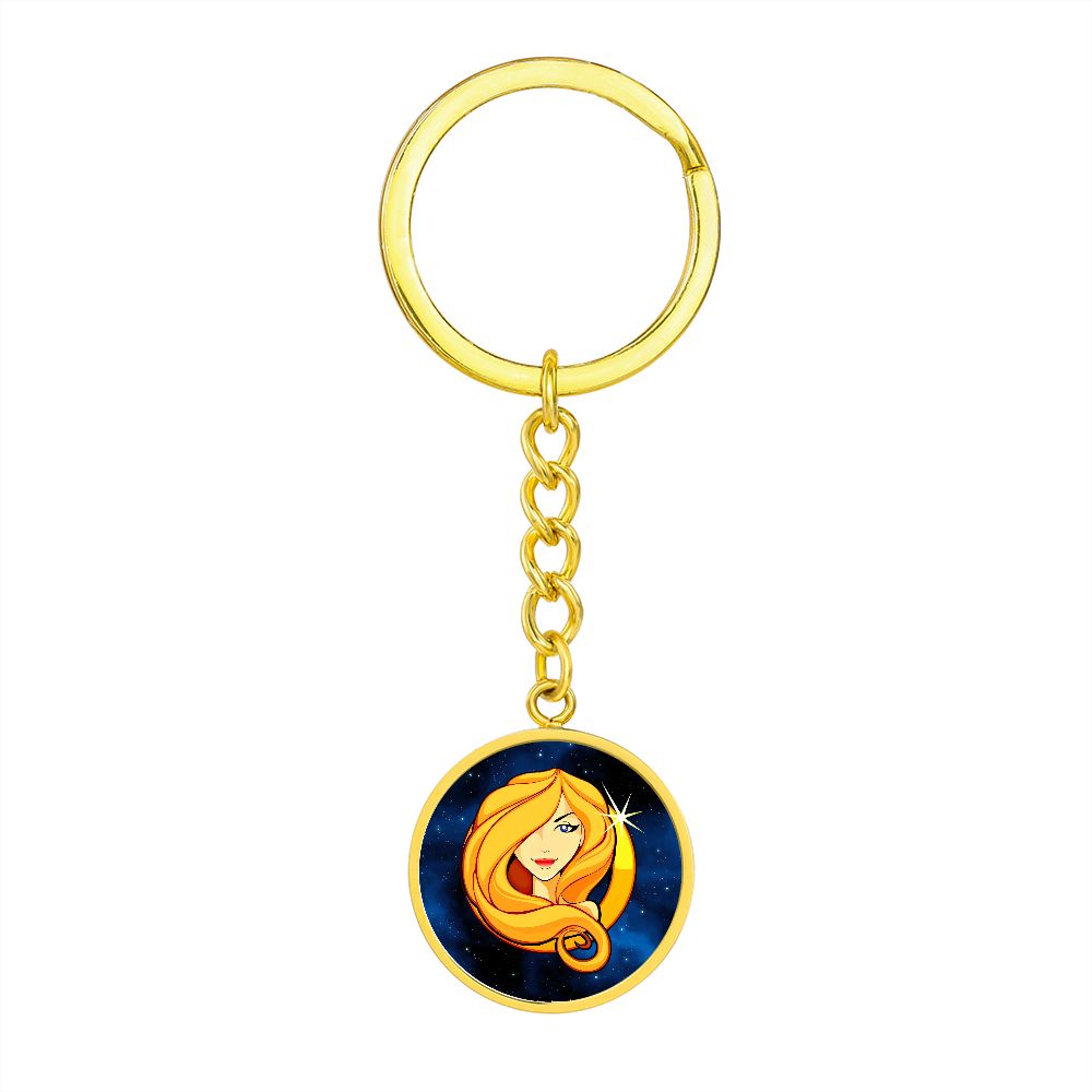 Zodiac Sign Virgo - Luxury Keychain