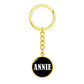 Annie v01w - Luxury Keychain