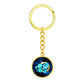 Zodiac Sign Aquarius - Luxury Keychain