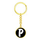 Initial P v3b - Luxury Keychain
