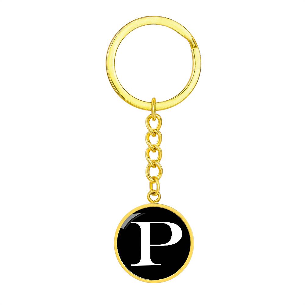 Initial P v3a - Luxury Keychain