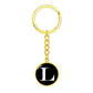 Initial L v3a - Luxury Keychain