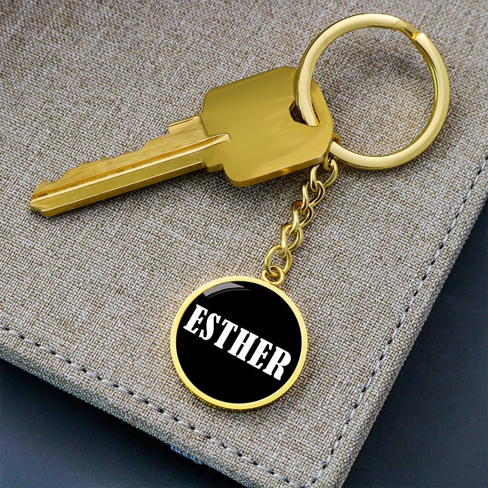 Esther v01w - Luxury Keychain