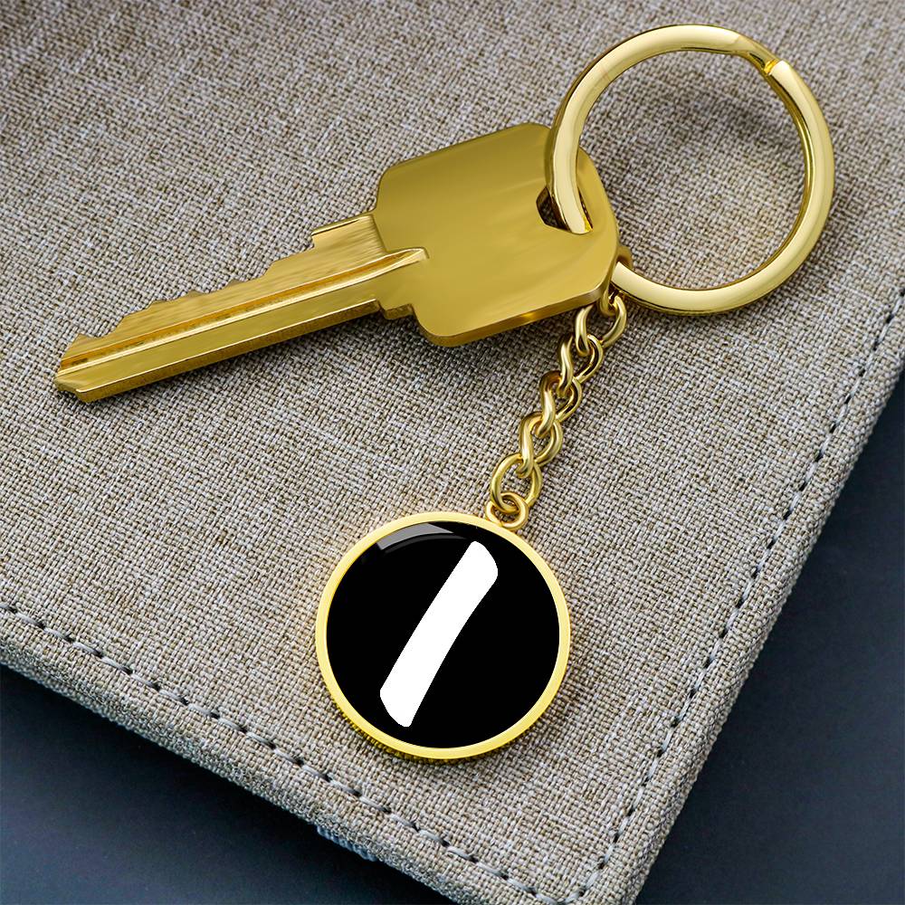 Initial I v3b - Luxury Keychain