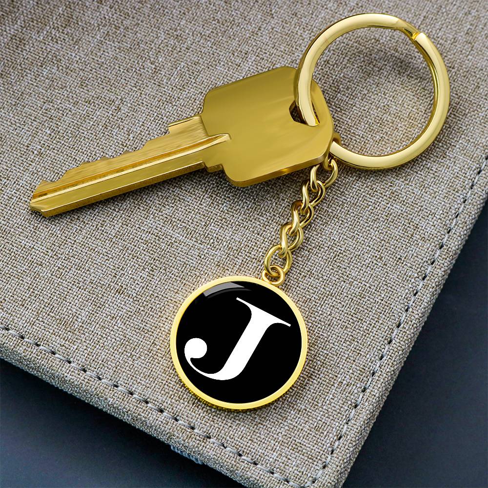 Initial J v3a - Luxury Keychain