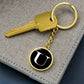 Initial U v3a - Luxury Keychain