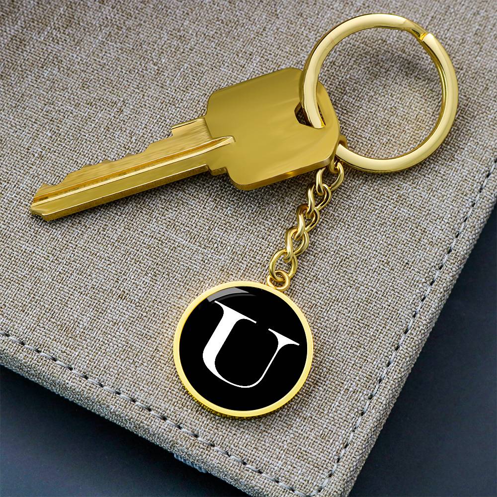 Initial U v3a - Luxury Keychain