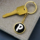 Initial P v3b - Luxury Keychain