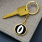 Initial O v3b - Luxury Keychain