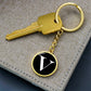 Initial V v3a - Luxury Keychain