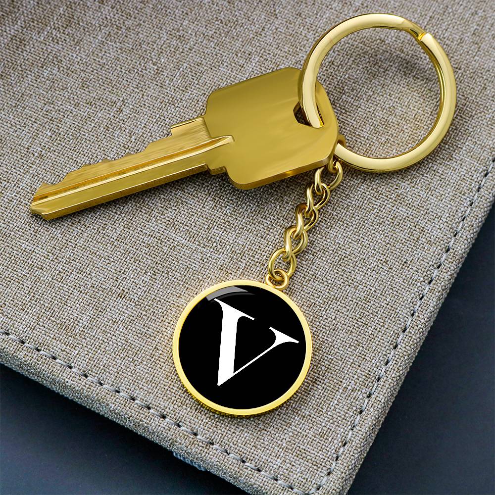 Initial V v3a - Luxury Keychain