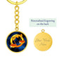 Zodiac Sign Libra - Luxury Keychain