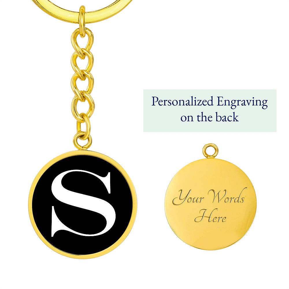 Initial S v3a - Luxury Keychain