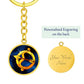 Zodiac Sign Sagittarius - Luxury Keychain