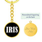 Iris v03 - Luxury Keychain