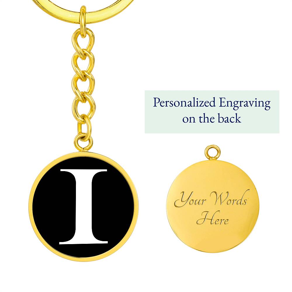 Initial I v3a - Luxury Keychain