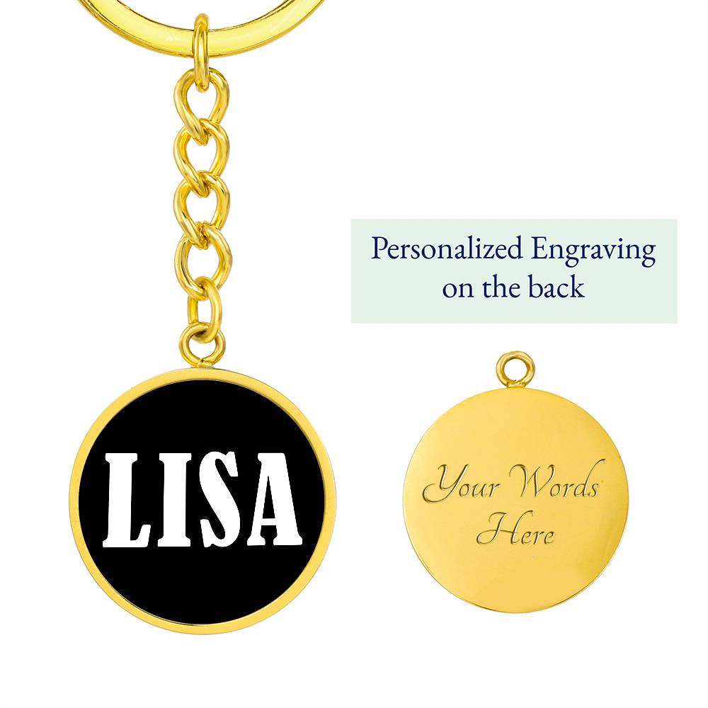 Lisa v01w - Luxury Keychain