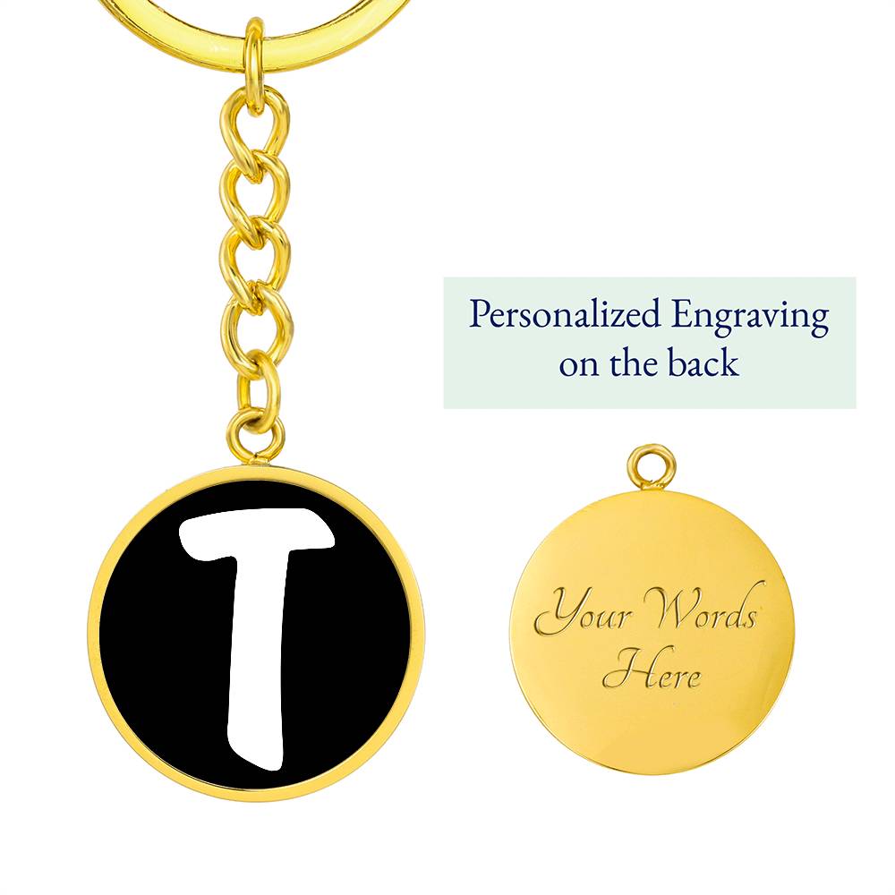 Initial T v3b - Luxury Keychain