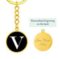Initial V v3a - Luxury Keychain