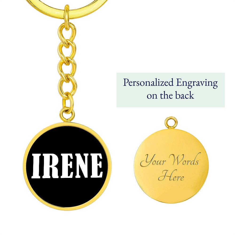 Irene v01w - Luxury Keychain