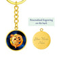 Zodiac Sign Aries - Luxury Keychain