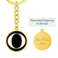 Initial O v3a - Luxury Keychain
