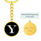 Initial Y v3a - Luxury Keychain