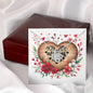 You Are Always In My Heart - Love Knot Necklace With Mahogany Style Luxury Box