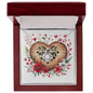 You Are Always In My Heart - Love Knot Necklace With Mahogany Style Luxury Box