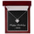 Happy Birthday Adela v2 - Love Knot Necklace With Mahogany Style Luxury Box