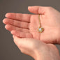 Happy Birthday Leticia v2 - 18K Yellow Gold Finish Love Knot Necklace With Mahogany Style Luxury Box