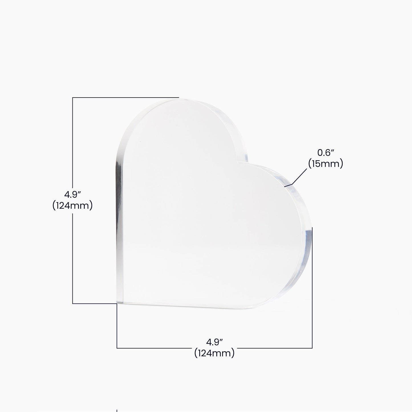 Yorkie Terrier - Heart Acrylic Plaque