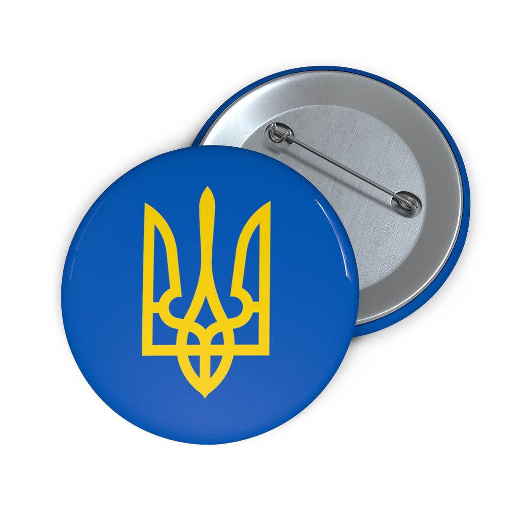 Tryzub (Yellow) - 2.25" Pin Button