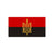 Stylized Tryzub And Red-Black Flag - 7.5" x 3.75" Bumper Sticker