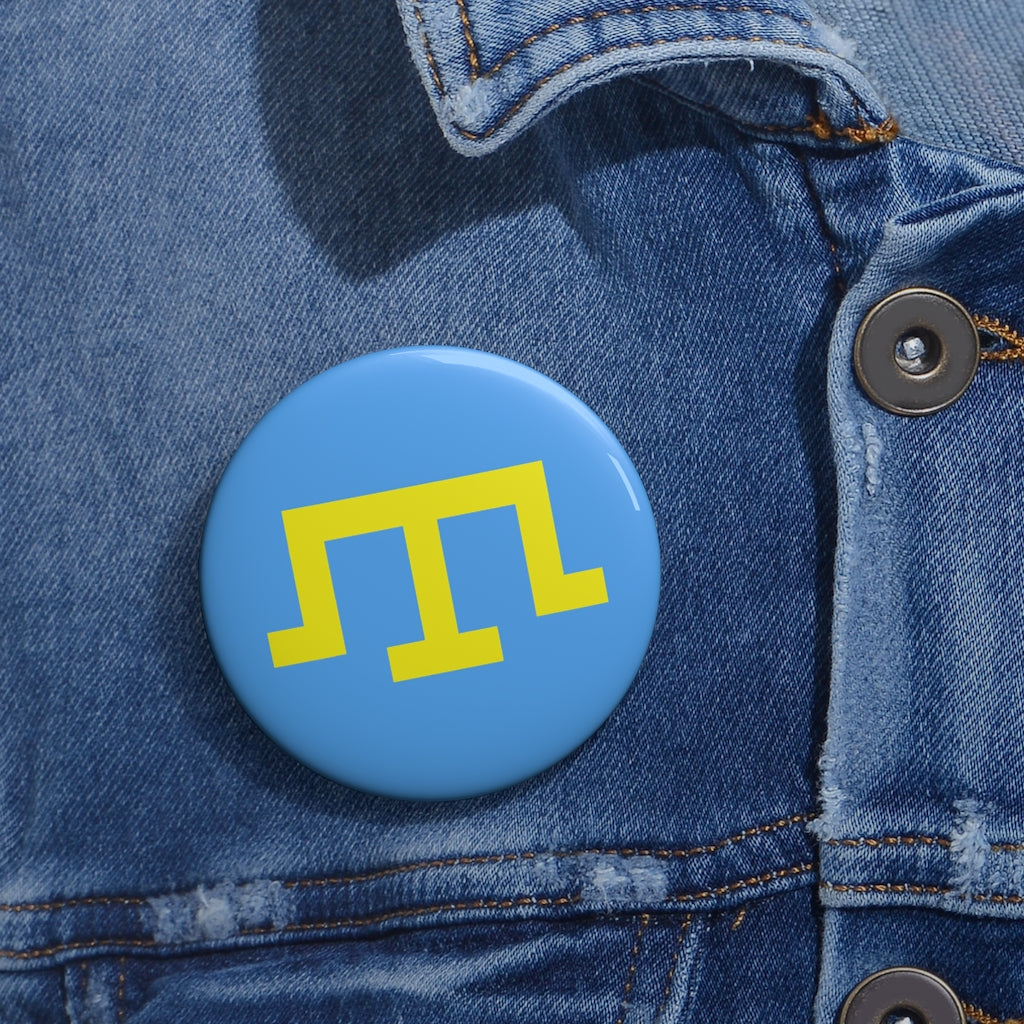 Tamga of Crimean Tatar Giray Dynasty - 2.25" Pin Button