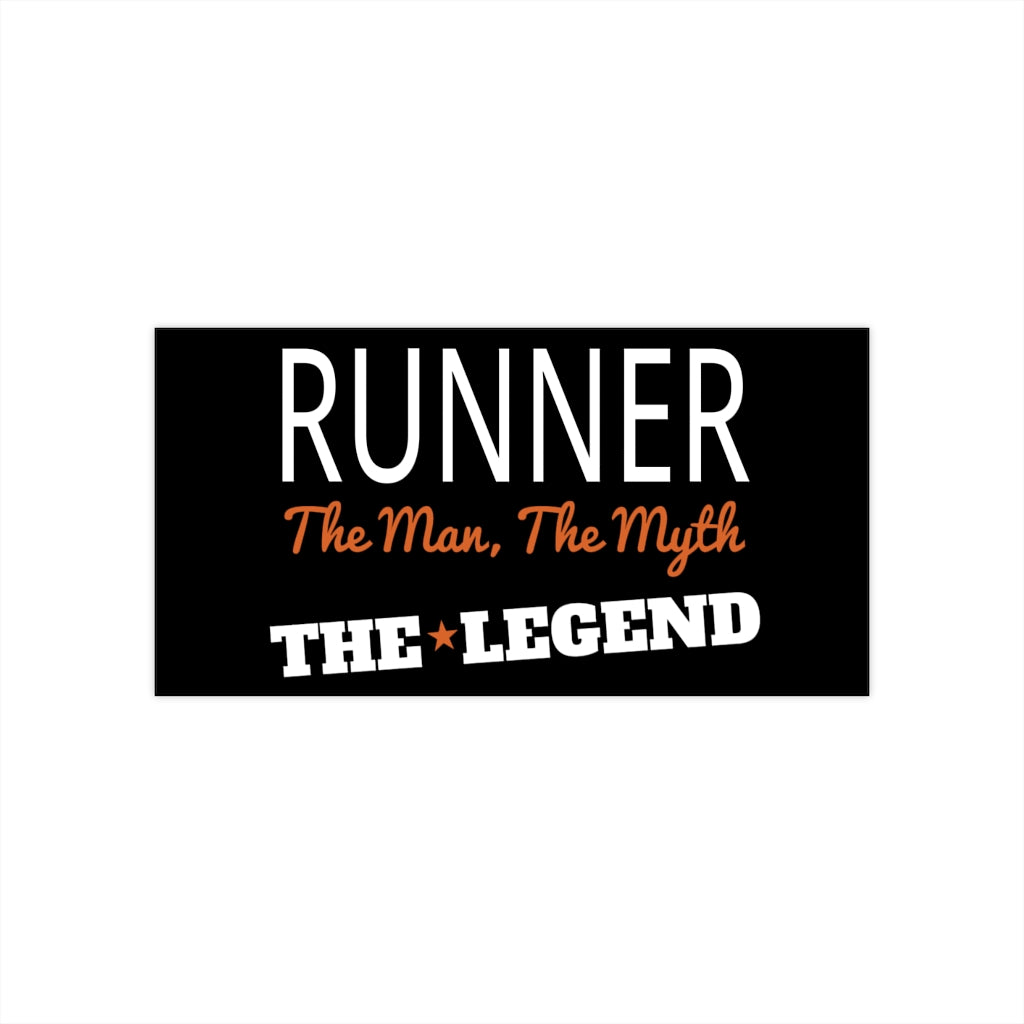 Runner - 7.5" x 3.75" Bumper Sticker