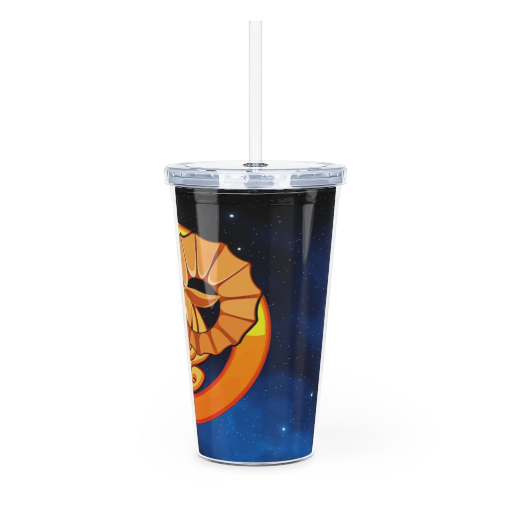 Zodiac Sign Aries - 20oz Plastic Tumbler with Straw