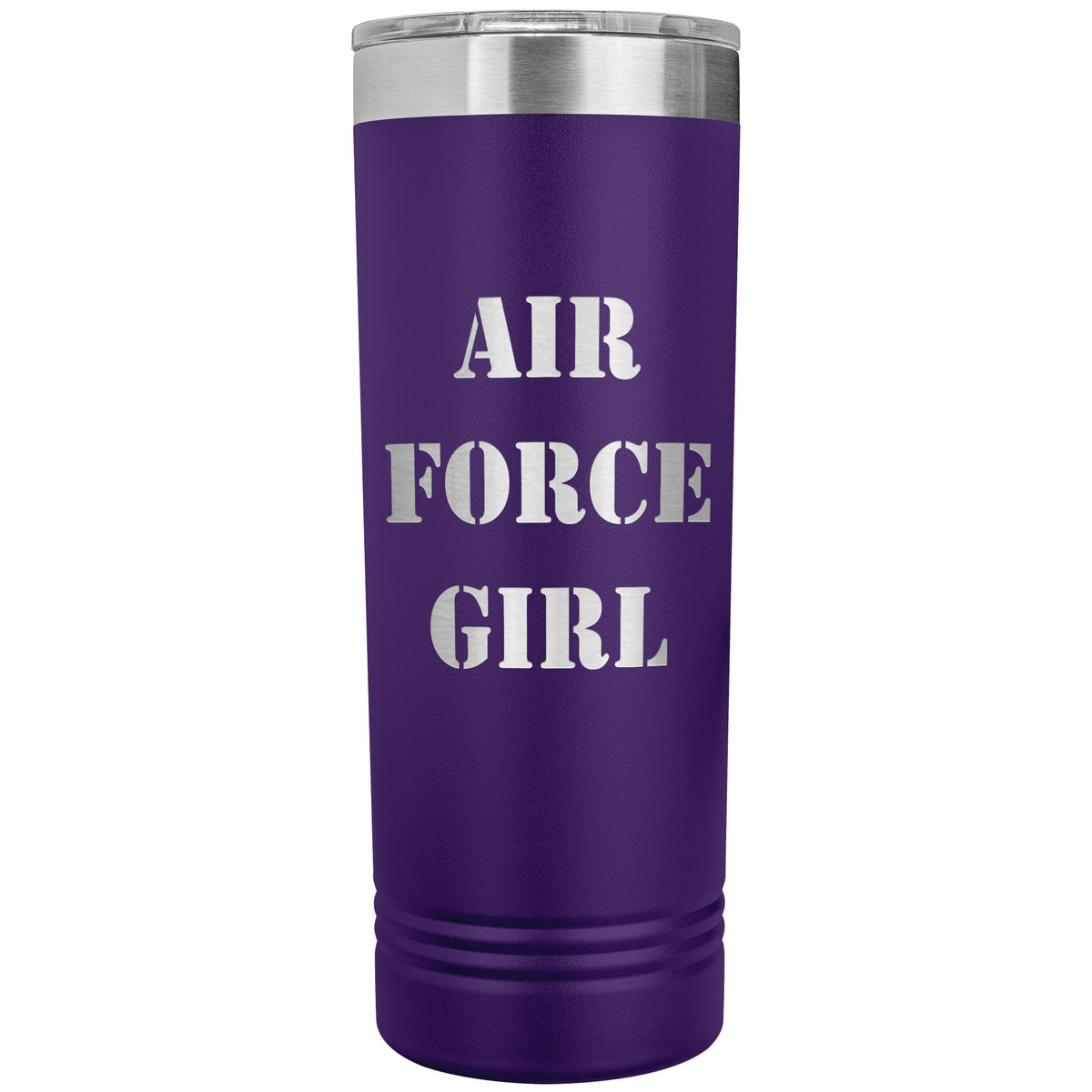 Air Force Girl - 22oz Insulated Skinny Tumbler