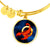 Zodiac Sign Scorpio - 18k Gold Finished Bangle Bracelet