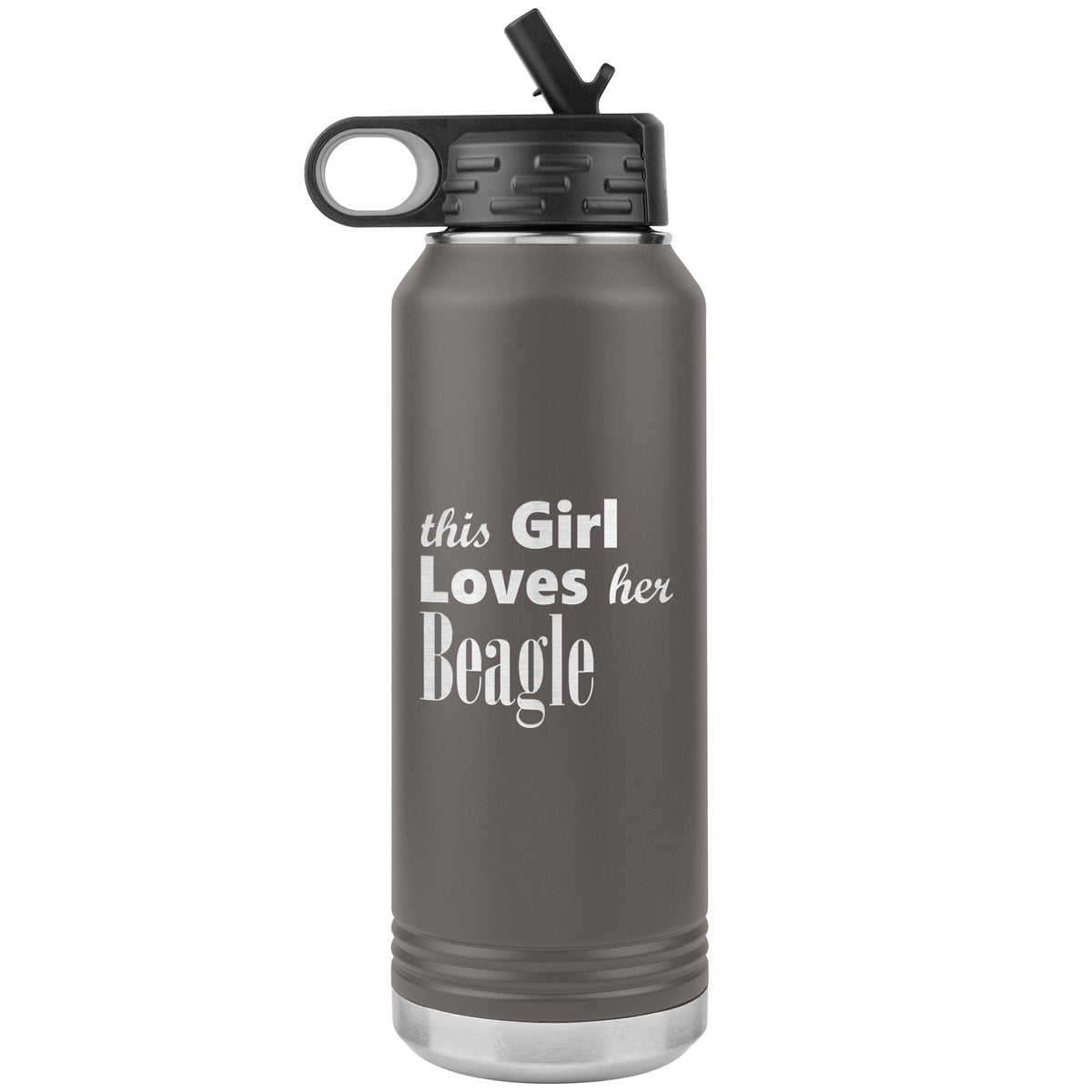 Beagle - 32oz Insulated Water Bottle