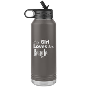 Beagle - 32oz Insulated Water Bottle