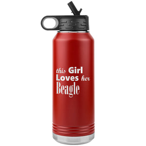 Beagle - 32oz Insulated Water Bottle